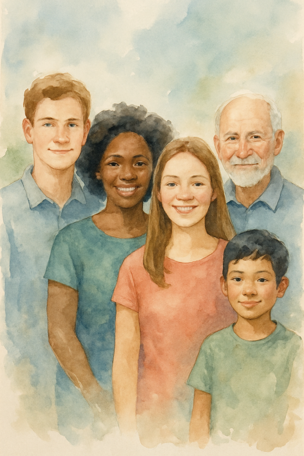 People carry God's image — diverse group