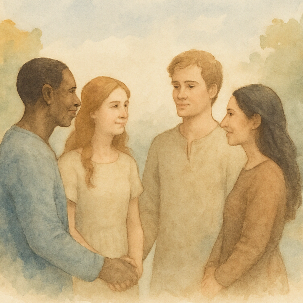 Walk together in community — circle of friends