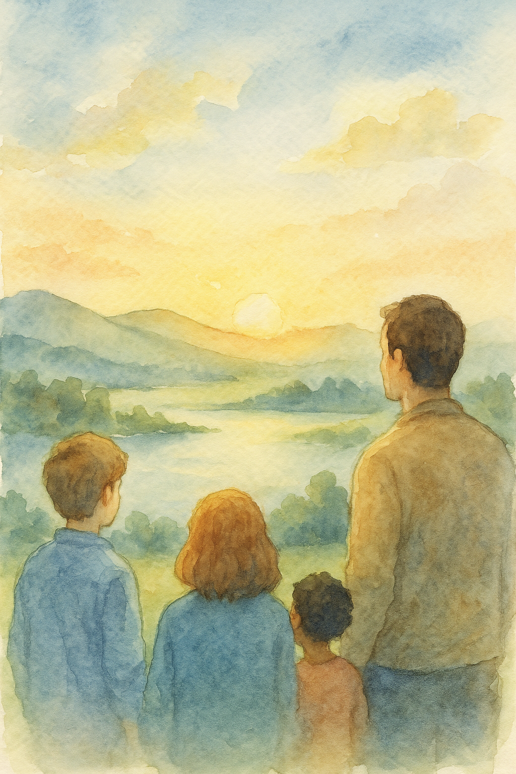 Look forward to renewal — sunrise over new creation